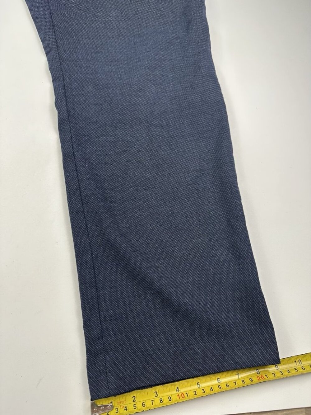 Ermenegildo Zegna 42x32 Blue Australian Wool Old Money Suit Trousers Mens Pants - Picture 9 of 9